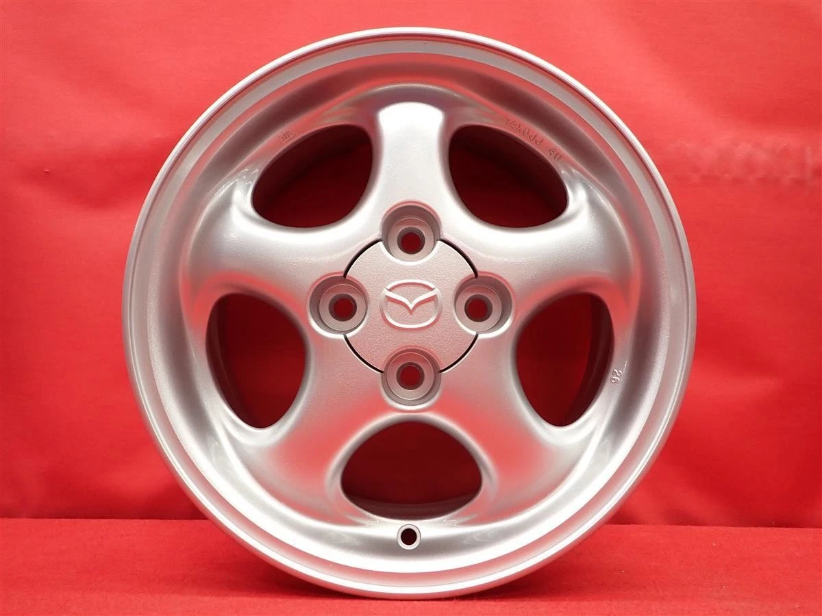 JDM Used genuine Mazda Roadster NB6C wheels 4Book 6J PCD100 4x40 offse No Tires - Image 7