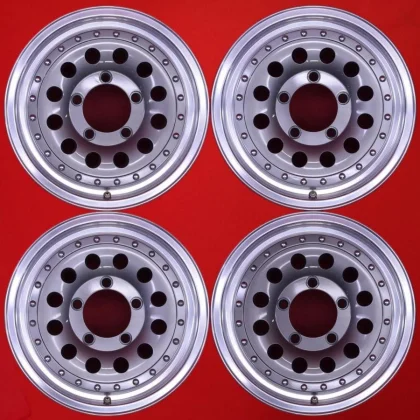 JDM Used out-of-print rare round-hole dish-type 3PT wheels 4Book 6.5J No Tires