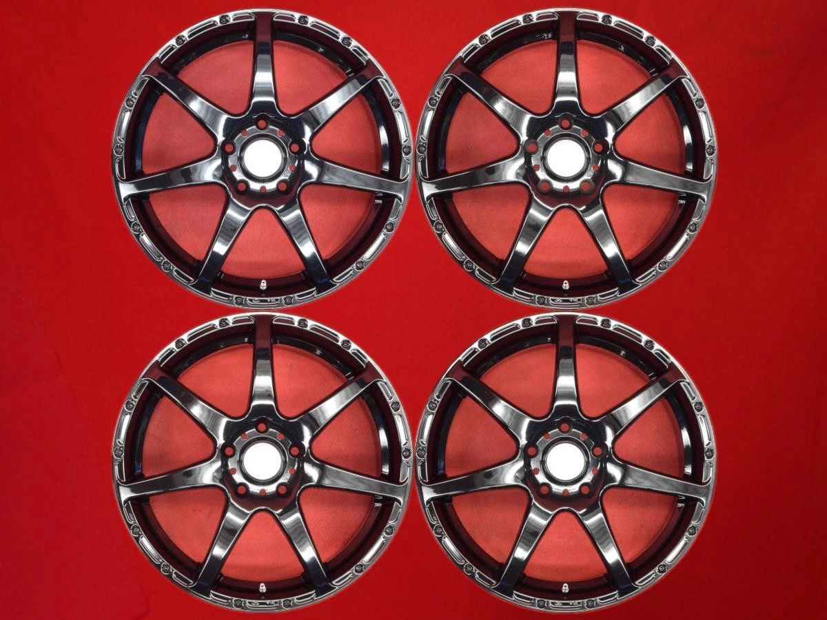 JDM Used RAYS SEBRING ITC S wheels 4Book 7J 17PCD114.3 5x114.3 bolt pa No Tires