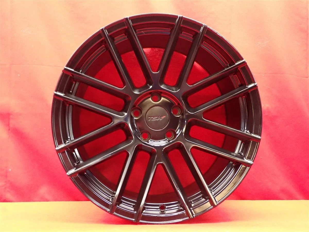 JDM Used TSW Mosport wheels 4Book 8.5/9.5J 19x114.3 PCD 5x20 bolt patt No Tires - Image 8