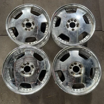 JDM Wheels only: WORK Euroline Dish 18" deep rims. WORK No Tires