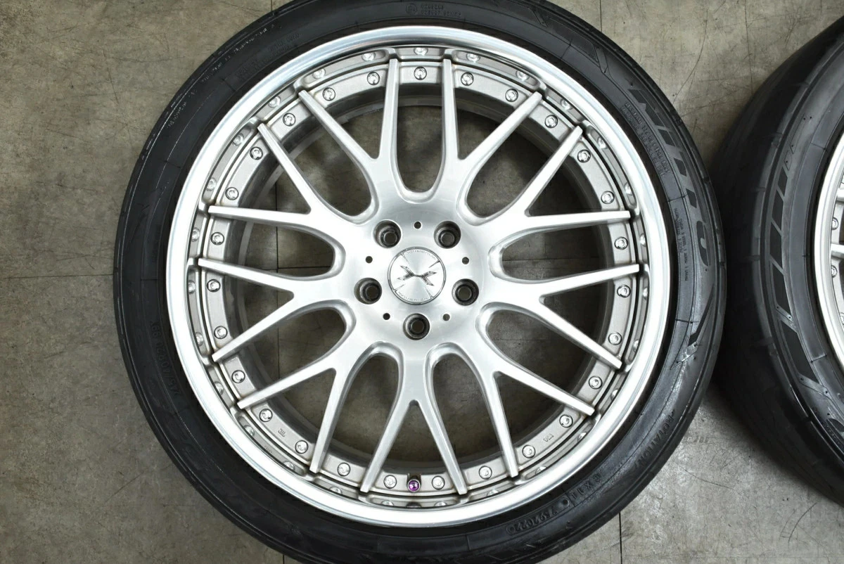 JDM Used WEDS 4-Book Set 208.5J x 20 +28 PCD 114.3 245/40R20 99Y with No Tires - Image 4