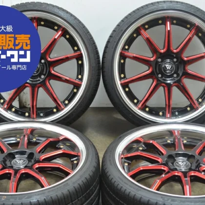 JDM Used KUHL 4-Book Set 188.0J x 18 +38 PCD 100 215/35ZR18 84Y with F No Tires