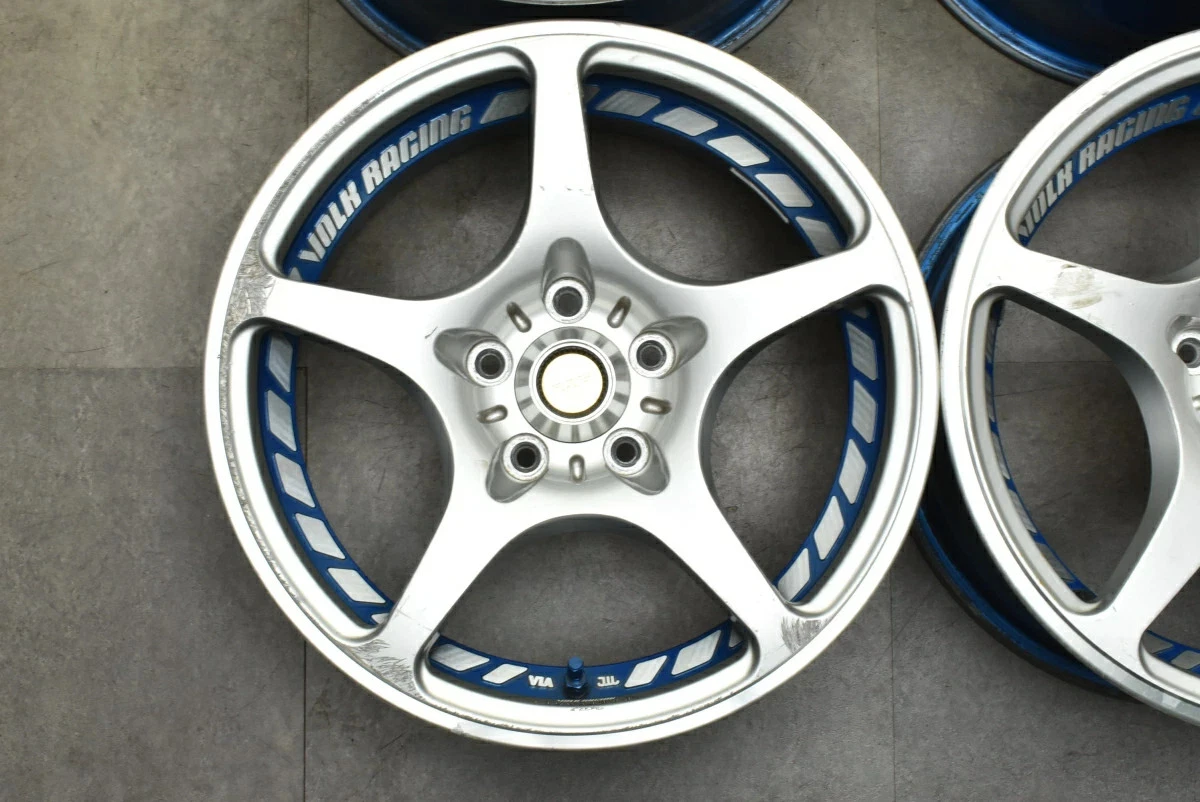 JDM Used RAYS Volk Racing Challenge 4-Book Set 178JJ 9JJ +45 PCD 114.3 No Tires - Image 4