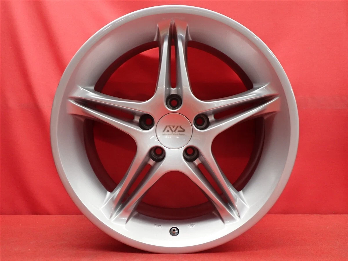 JDM Used out-of-print AVS VS-5 wheels 4Book 8/9J 17PCD114.3 5x +45/+38 No Tires - Image 9
