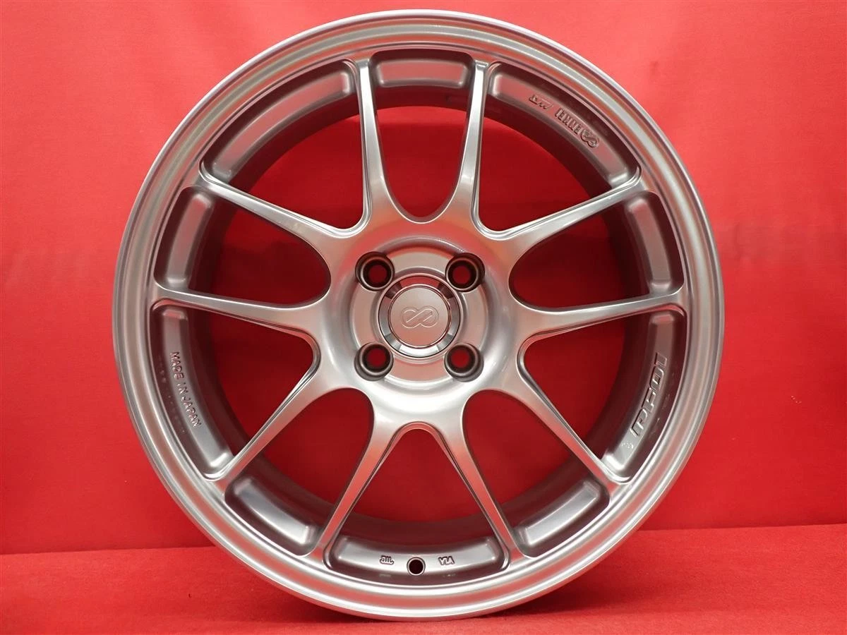 JDM Used ENKEI PF-01 wheels lightweight 7.0kg per wheel 4-wheel 7J 17x No Tires - Image 5