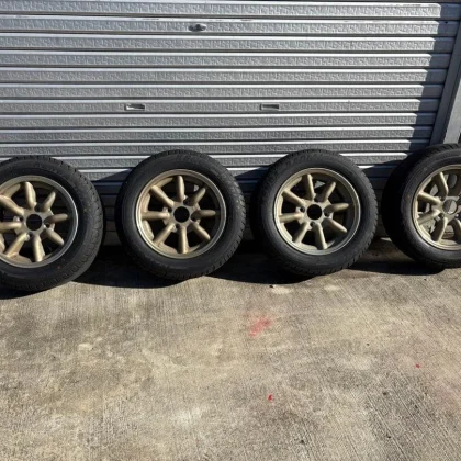 JDM Watanabe Btype 14-inch PCD114.3 185/60/14 4Book No Tires