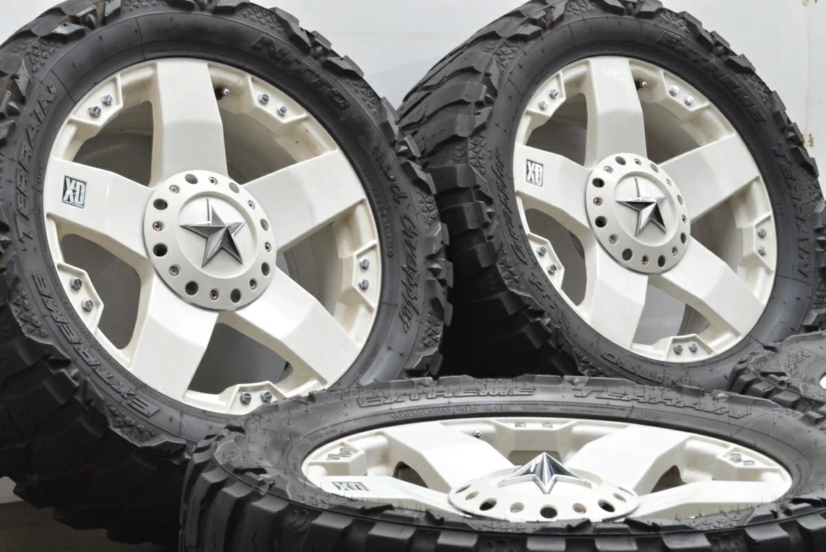 JDM Used KMC XDseries Rockstar 4-Book Set 208.5J x 20+10 PCD 139.7-150 No Tires - Image 3