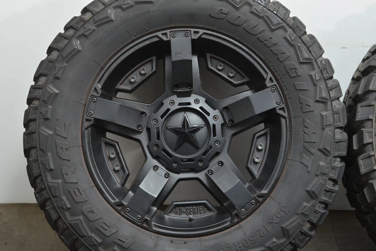 JDM Used KMC 5-Book Set 209.0J x 20±0 PCD xxx 35x/12.50R20 LT 121Q wit No Tires - Image 5