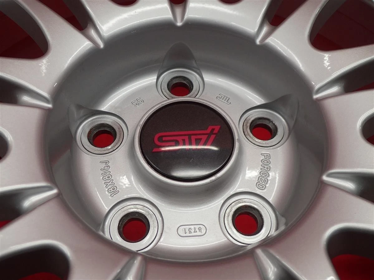 JDM Used SUBARU Impreza GRB WRX STI genuine BBS RV739 forging lightwei No Tires - Image 9