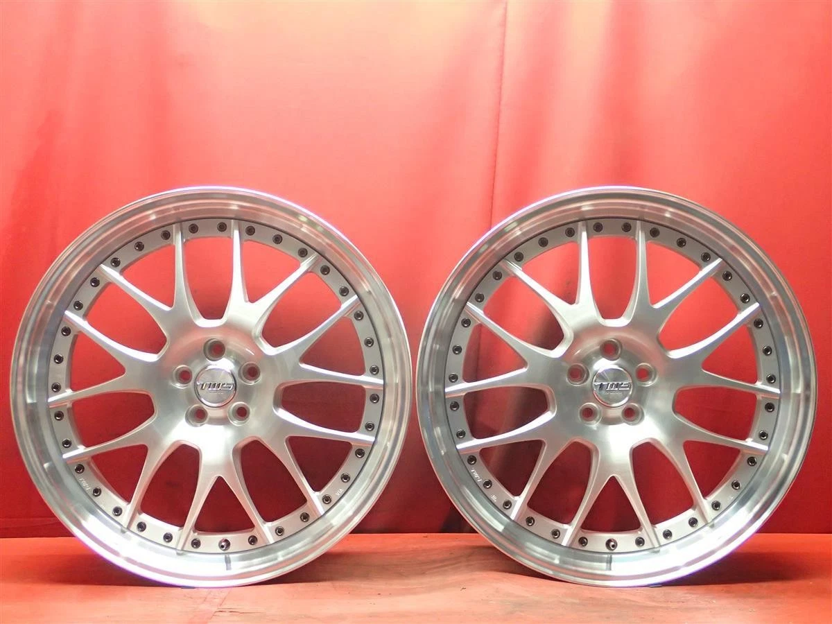 JDM Used 2-Piece Set of TWS EXlete107M Wheels 20x8.5J 5/100 ja20 No Tires