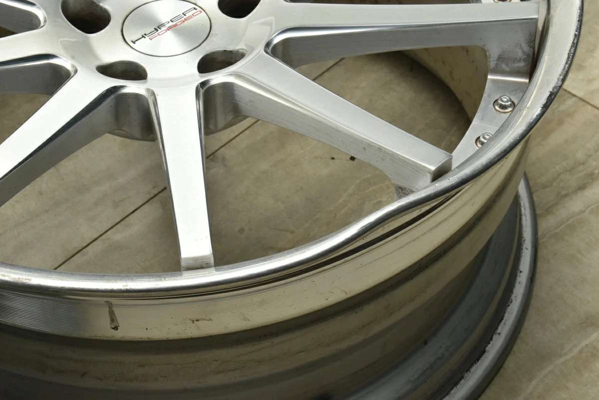 JDM Used HYPER FORGED 4-Book Set 199.0J x 19 +31 PCD 112 Wheels Only No Tires - Image 9