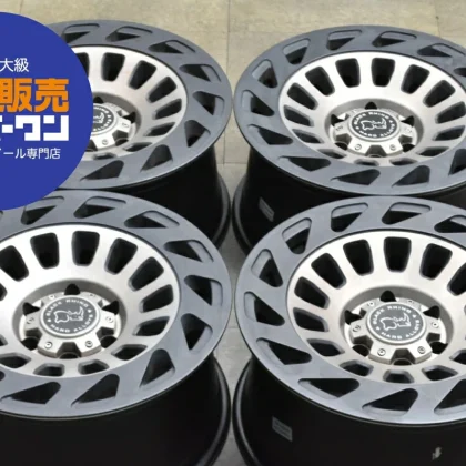 JDM Used 4-Book Wheel Set 189.0J x 18+12 PCD 139.7 Wheels Only No Tires