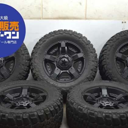 JDM Used KMC 5-Book Set 209.0J x 20±0 PCD xxx 35x/12.50R20 LT 121Q wit No Tires