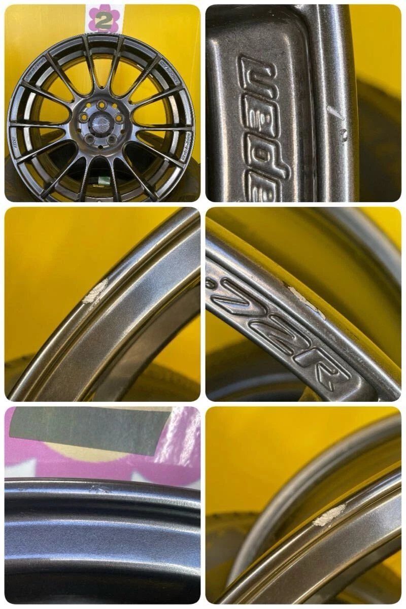 JDM Weds sport SA-72R 17x7.0J 48 5x100 PCD wheels 4-pack. Wedssports 1 No Tires - Image 4