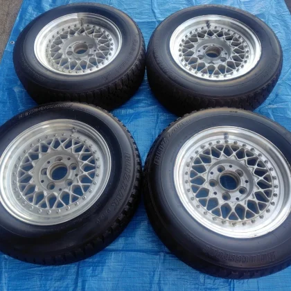 JDM Vintage BBS RS176 7J 15PCD114.3 5H Taper Nuts Personal Delivery Re No Tires