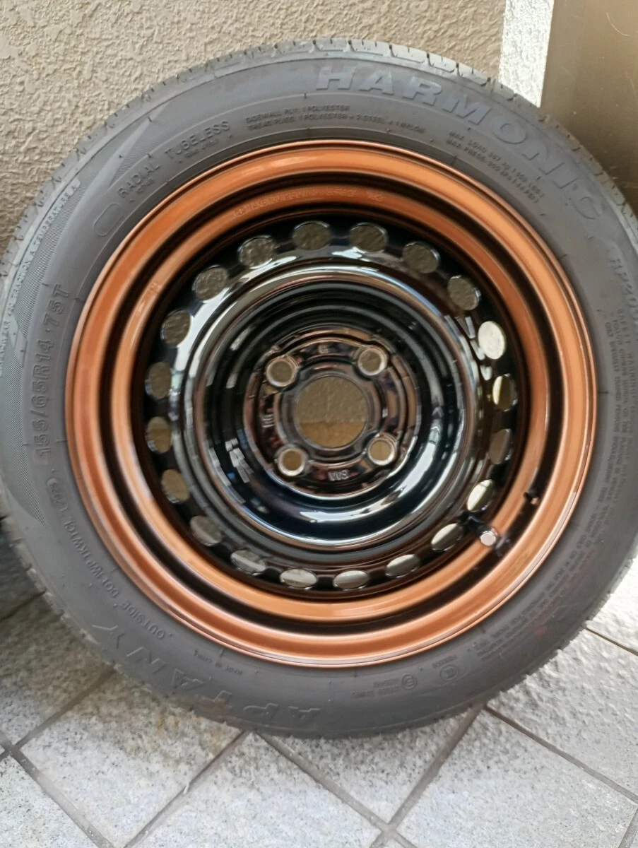 JDM Used Honda genuine iron chin contractor painting 155/65R14 5.5J hu No Tires - Image 4