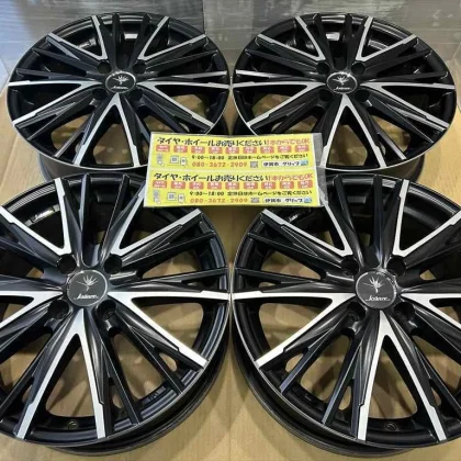 JDM Weds Kranz Elaborar 331 EVO Aluminum Wheels 16 6j +40 Matte Black No Tires