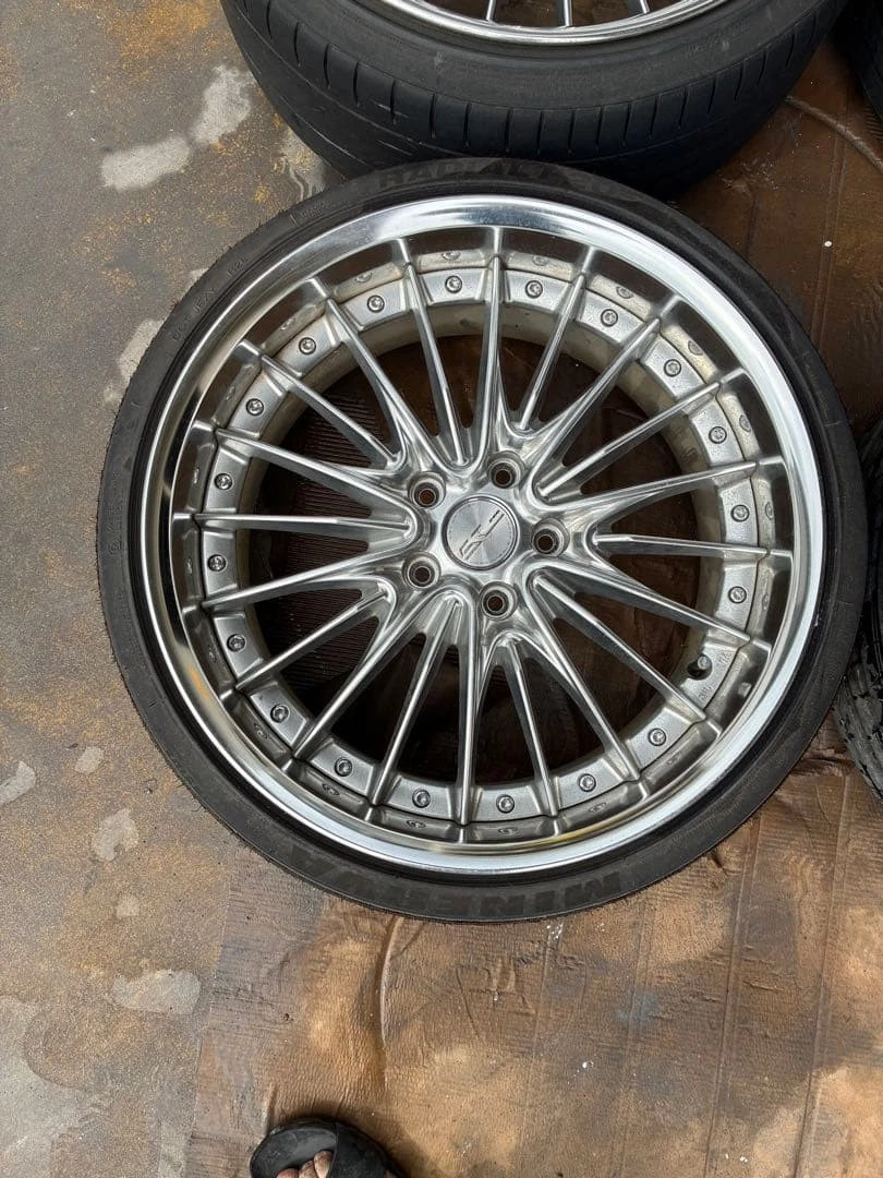 JDM WORK Schbart Regnitz SWF 19-inch wheels with tires. No Tires - Image 4