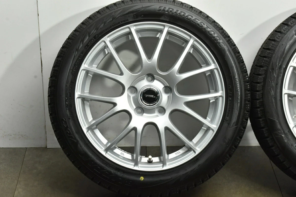 JDM Used Bridgestone 4-Book Wheel Set 177.0J x 17 +53 PCD 114.3 215/50 No Tires - Image 6