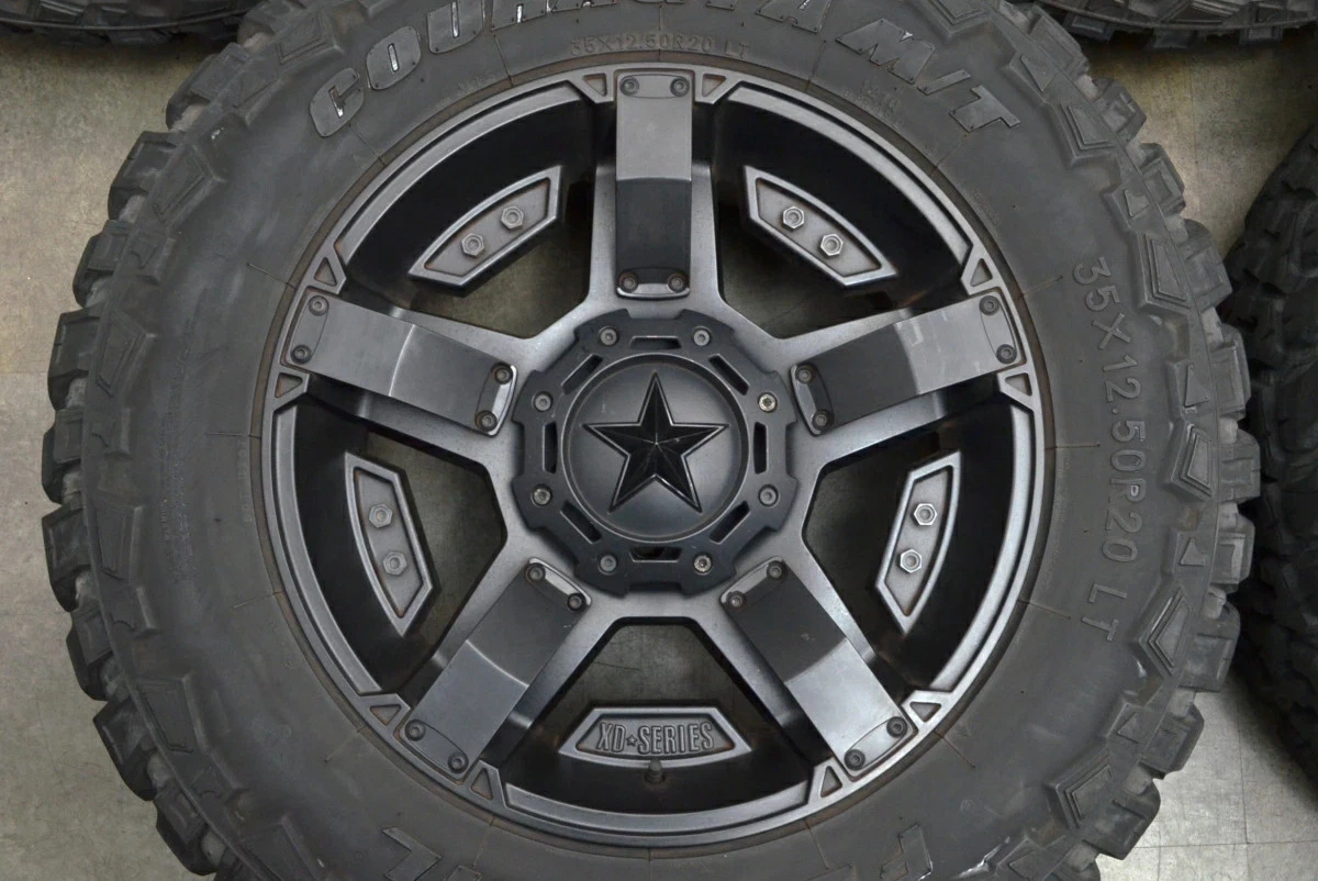 JDM Used KMC 5-Book Set 209.0J x 20±0 PCD xxx 35x/12.50R20 LT 121Q wit No Tires - Image 3