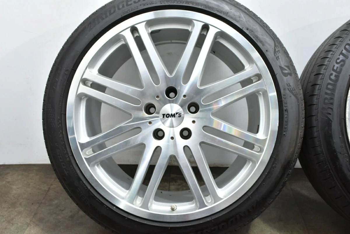 JDM Used TOM'S VP-8 4-Book Set 209.5J x 20 +35 PCD 120 245/45R20 No Tires - Image 6