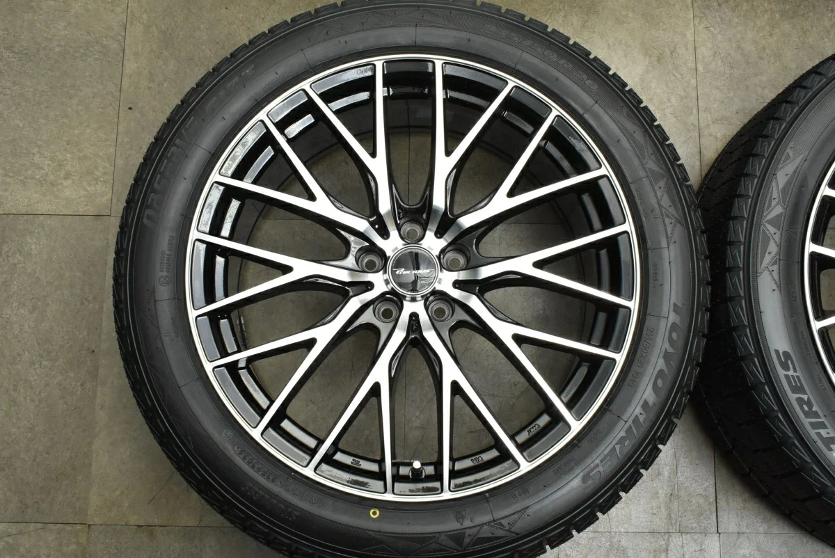 JDM Used Hot Stuff 4-Book Wheel Set 208.0J x 20 +35 PCD 114.3 235/50R2 No Tires - Image 4