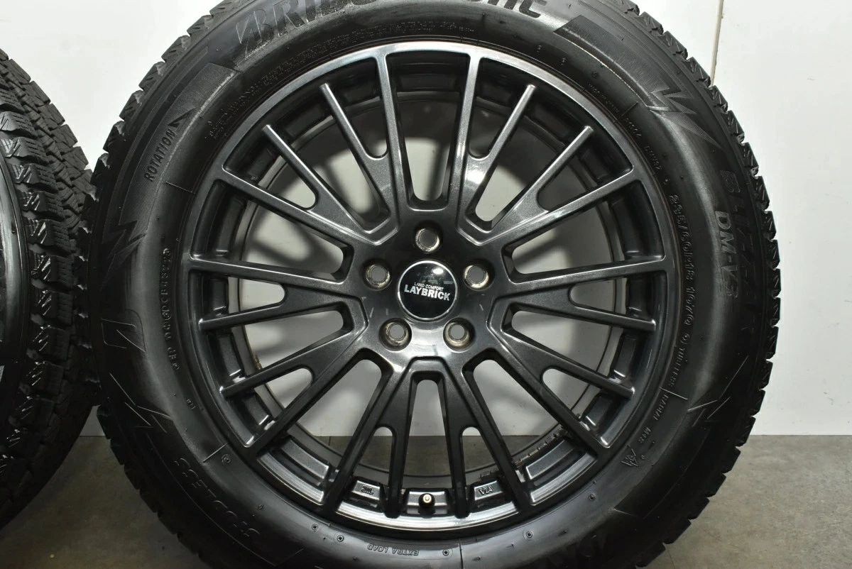 JDM Used LAYBRICK 4-Book Wheel Set 187.5J x 18 +45 PCD 108 235/60R18 1 No Tires - Image 7