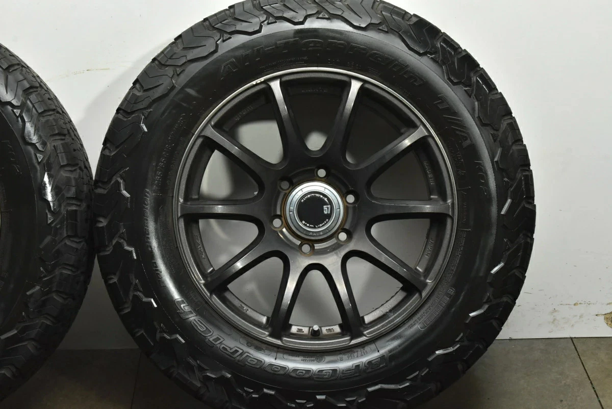 JDM Used RAYS 4-Book Set 188.0J x 18+20 PCD 139.7 LT265/65R18 117/114R No Tires - Image 7