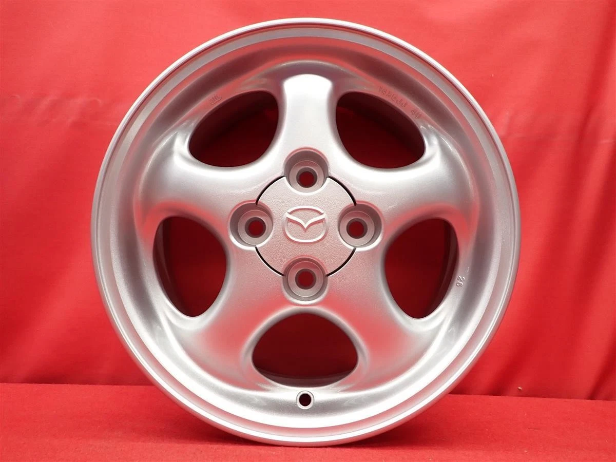 JDM Used genuine Mazda Roadster NB6C wheels 4Book 6J PCD100 4x40 offse No Tires - Image 5