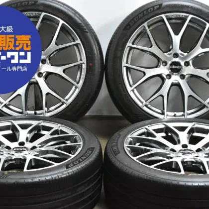 JDM Used RAYS 4-Book Set 198.0J x 19 +45 PCD 114.3 235/45R19 99V with No Tires