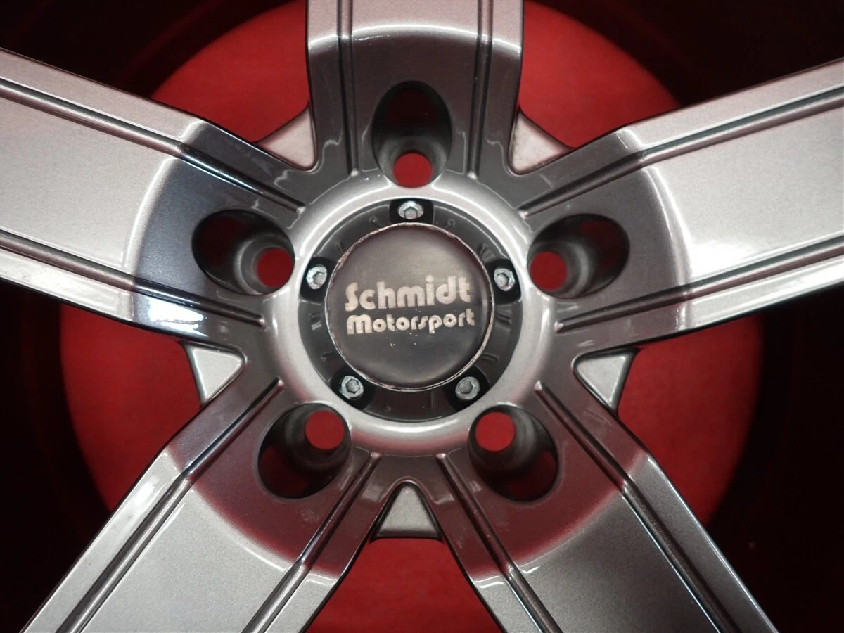 JDM Used out-of-print Schmidt Motor Sports S5 wheels 4Book 7.5J 17PCD1 No Tires - Image 9