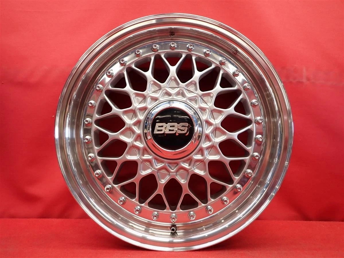 JDM Used BBS RS RS045 wheels lightweight 6.7kg each 4-hole 6J 15PCD100 No Tires - Image 6