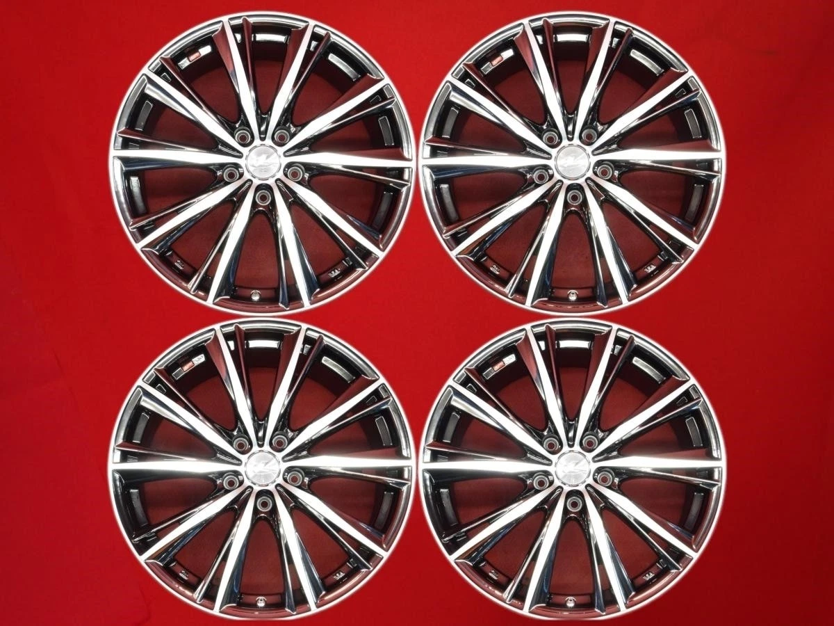 JDM Used WEDS LEONIS WX wheels 4-wheel 8J 18-inch wheels PCD 114.3 5x1 No Tires