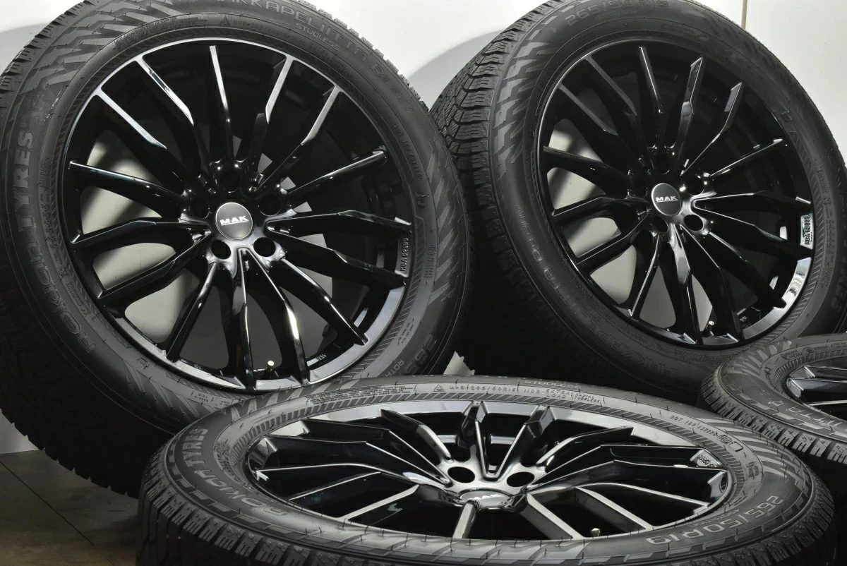 JDM Used MAK Wheel Set 4-Book Set 199.0J x 19 +38 PCD 112 265/50R19 11 No Tires - Image 3