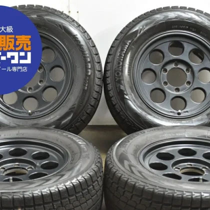 JDM Used WEDS 4-Book Wheel Set 178.0J x 17+20 PCD 139.7 265/65R17 112Q No Tires