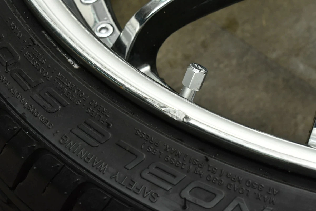 JDM Used WEDS STADTBERGE 4-Book Set 177.0J x 17 +38 PCD 114.3 LT225/65 No Tires - Image 8