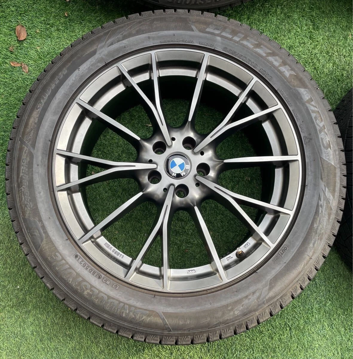 JDM Used BMW G01 X3 G02 X4 G08 iX3 MAK 8J19 H2 offset 30 PCD112 gunmet No Tires - Image 2
