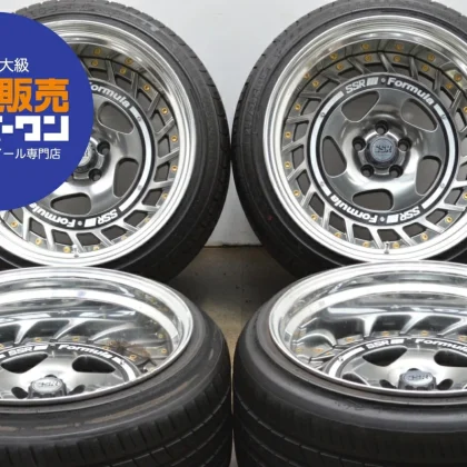 JDM Used SSR 4-Book Set 1810.5J x 18-29 PCD 100 245/35ZR18 92Y with RA No Tires
