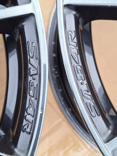 JDM Used WEDS SPORTS SA-54R 4wheels 17x7.5+48 5x100 - Image 9