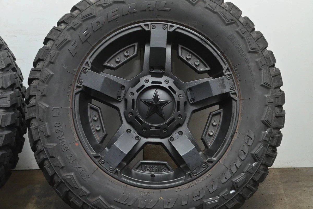 JDM Used KMC 5-Book Set 209.0J x 20±0 PCD xxx 35x/12.50R20 LT 121Q wit No Tires - Image 7