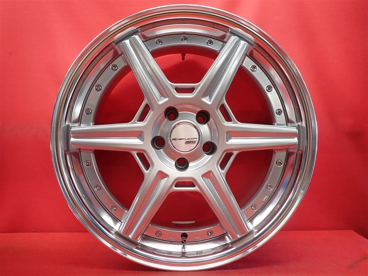 JDM Used SSR EXECUTOR RC06S wheels 4Book 8.5J 20PCD114.3 5x114.3 bolt No Tires - Image 4