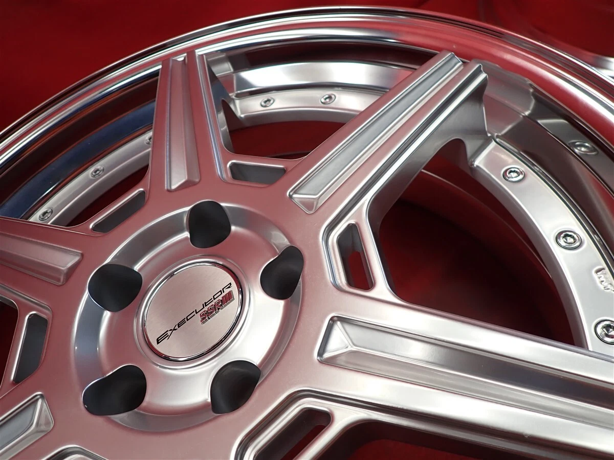 JDM Used SSR EXECUTOR RC06S wheels 4Book 8.5J 20PCD114.3 5x114.3 bolt No Tires - Image 10