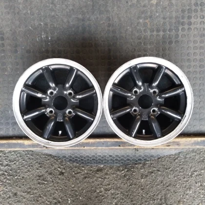 JDM X1-14 2-piece set only 13x5.5J 4x114.3 ET+16 hub 63 Watanabe old c No Tires