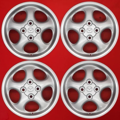 JDM Used genuine Mazda Roadster NB6C wheels 4Book 6J 14PCD100 4-hole + No Tires