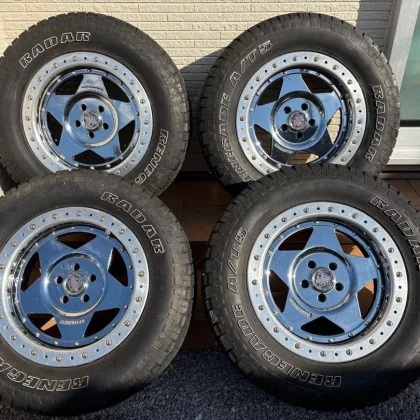 JDM Wrangler Wheels 35 12.5 R20 PCD127 No Tires