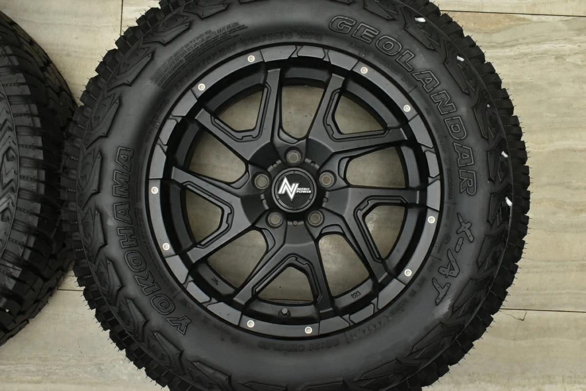 JDM Used MID 4-Book Set 177.0J x 17 +42 PCD 114.3 LT265/65R17 120/117Q No Tires - Image 5