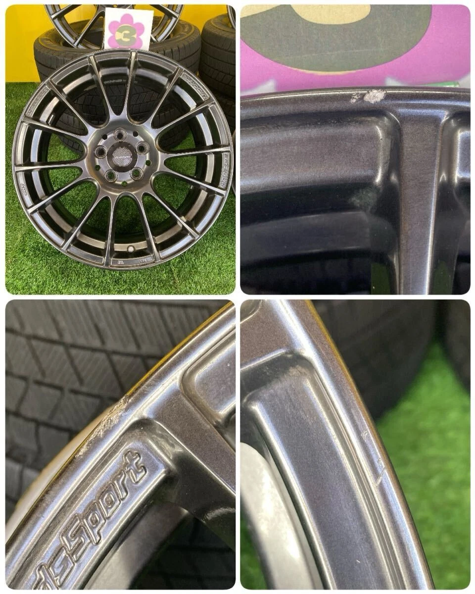 JDM Weds sport SA-72R 17x7.0J 48 5x100 PCD wheels 4-pack. Wedssports 1 No Tires - Image 5