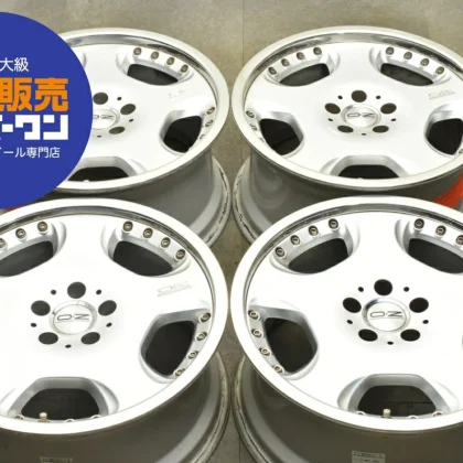 JDM Used OZ Racing OPERA II wheels 4-book set 188.5J x 18 +35 offset 9 No Tires