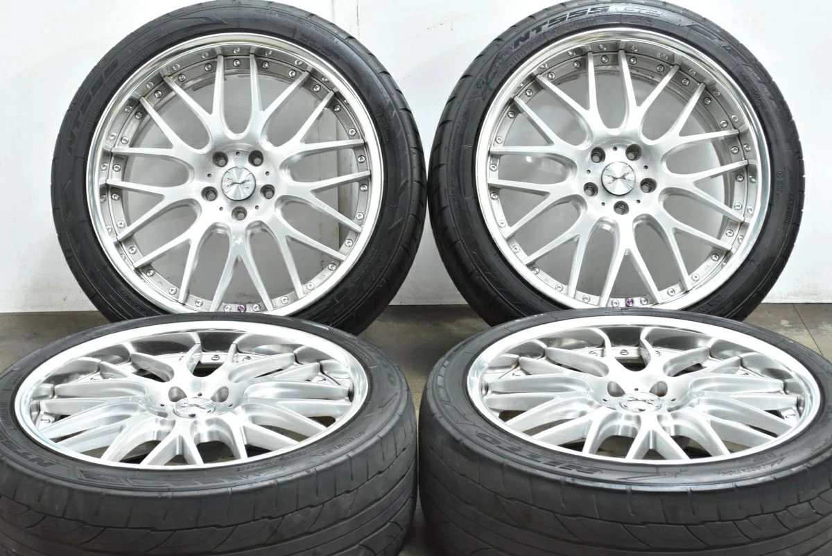 JDM Used WEDS 4-Book Set 208.5J x 20 +28 PCD 114.3 245/40R20 99Y with No Tires - Image 2
